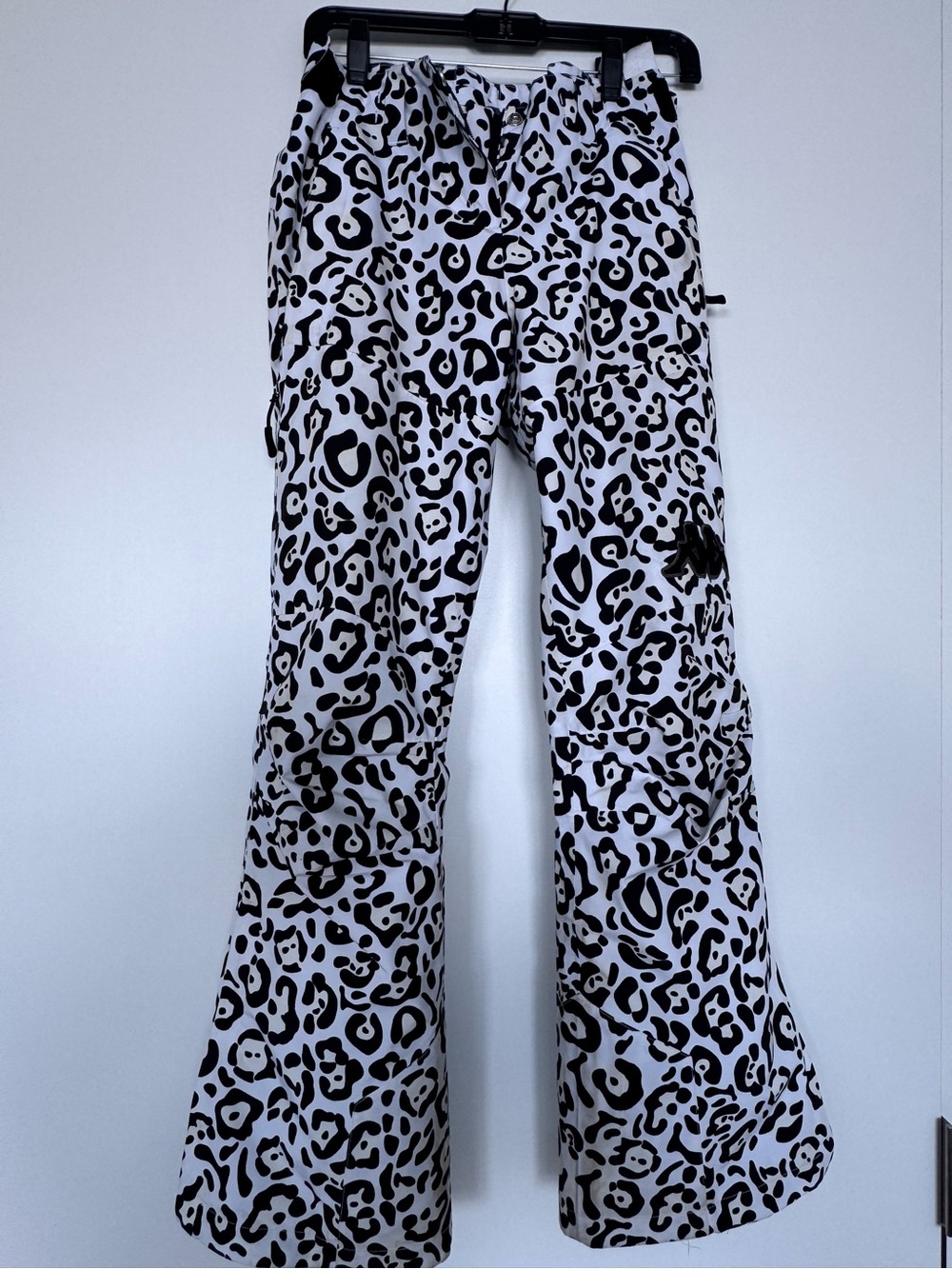 Kappa Black & White Leopard Print ski Pants for women